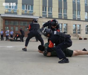 五大连池市公安局反恐与交巡特警大队圆满完成“砺剑2026——狱地联动”反恐战术综合实战演练任务